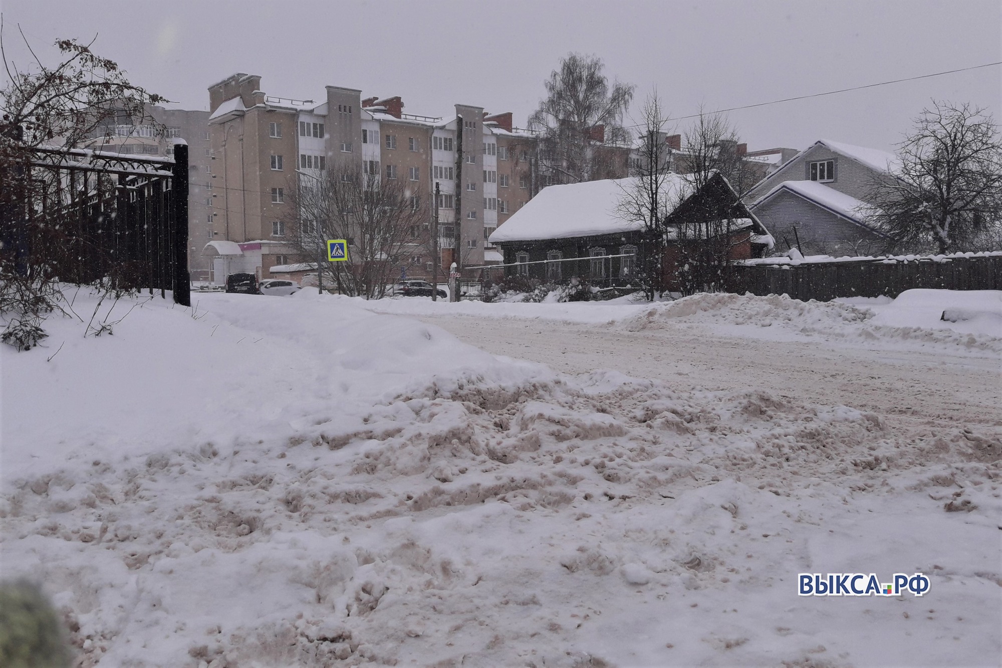 Кто отвечает за уборку снега в Выксе